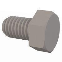 Essentra Components 50M050080J008 Machine Screw Hex Unslotted Bolt, M5 X .8 Thread, 8mm Lg