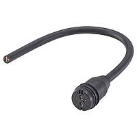 Rosenberger C003-03-2000-C Automotive Cables RoPD cable assembly straight jack black