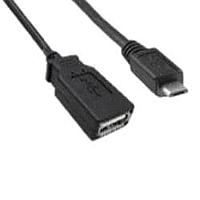 Qualtek Electronics 3021069-01M USB 2.0 USB 2.0 F TO M STRAT 1M CORD BLACK