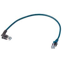 HARTING 09488587588050 Cat 6a VB RJ45-DB RJ45 Green 5.0m