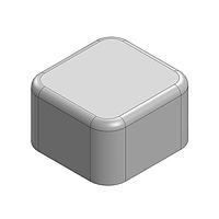 Masach Tech MS128-10S-NS EMI/RFI Shield, One-Piece 12.8 x 12.3 x 7.5mm One-piece Drawn-Seamless RF Shield/EMI Shield (Nickel-Silver)