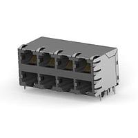 AMP Connectors - TE Connectivity 6339168-1 Modular ASSY SHLD 2X4 STK MJ WAVE PNL