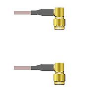 Amphenol Custom Cable Q-35035000R024i RF Cable Assemblies SMA-RP/SMA-RP G316D 24I