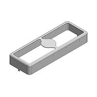 Masach Tech MS453-10F-NS EMI/RFI Shield Frame, Two-Piece 45.3 x 16.2 x 6mm Two-piece Drawn-Seamless RF Shield/EMI Shield FRAME (Nickel-Silver)