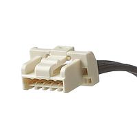 Molex 15135-0502 Discrete Wire Cable Assemblies Clickmate 5CKT CBL ASSY SR 150MM BEIGE