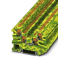 PHOENIX CONTACT 1079012 Ground Terminal Block Push-In Term Block Green-Yellow Quattro
