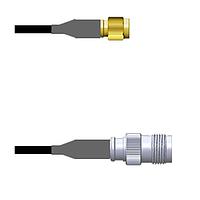 Amphenol Custom Cable Q-3E04L000D018i RF Cable Assemblies SMA-SP/TNC-SJ LMR19 18I