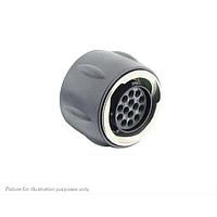 Eaton Souriau-Sunbank UTGX612E14S Plugs Plug, without backshell, with 14 female solder contacts, IP68/69K in unmated conditions