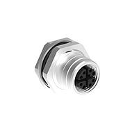 Molex 120341-0150 Straight M12 CAT6A RECEPTACLE BACK MOUNT