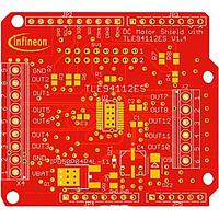 Infineon TLE94112ESSHIELDTOBO1 Brushed DC Motion Controller a small evaluation board equipped with TLE94112ES for use with Arduino