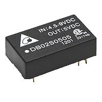 Delta Electronics, Inc. DB02D2405A Isolated DC/DC Converter, +/-5Vout, 2W