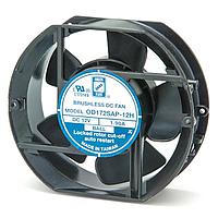 Orion Fans OD172SAP-24HB01 Axial DC Fan, 172x150x51mm, 24VDC, 235CFM, 0.97A, 52dBA, Ball, Wire, 5VTTL Tach