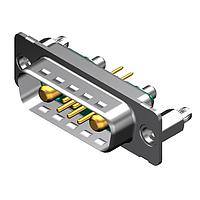 Molex / FCT 173107-1109 Mixed Contact D-Sub Connectors FCT ML DSUB STR PC PLG 7W2 W/SNAPIN