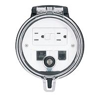Panduit DAP4BC-G0 Data Access Ports Data Access Port, 4in. Base, GFCI Outlet