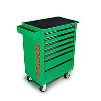 TOPTUL GCAJ0036 W/7-Drawer Tool Trolley (275 pcs; Green)