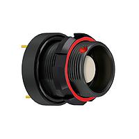 ODU GC0WBM-PD1WMM0-000L Circular Metric Connectors HD PM RECPT W SL, sz 0, IP6K8 / IP6K9K, 12 Contacts, B (red) Key