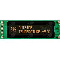 Matrix Orbital MOI-AL202C-FA3SE LCD Character Displays 20x2EcoDisp,AmberTxt w/ extended features