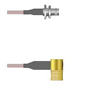 Amphenol Custom Cable Q-0A03V000H060i RF Cable Assemblies BNC-SJB/SMB-RP G142 60I
