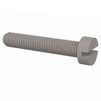 Essentra Components 50M035060D020 Machine Screw Cheese Slotted Screw, M3.5 X .6 Thread, 20mm Lg