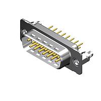 Molex / FCT 173109-1395 D-Sub Connectors - Standard Density FCT DSUB STR PC PLG 25 PN W/SNAPIN