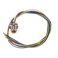 Amphenol CONEC 43-01108 M12 Male Socket ML SCK M12X1 W/WIRES FRNT MNT FB PG9