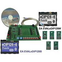 DISPLAY VISIONS EA EVALeDIP128B Development Tools StrEval Kit Blue-Wht w/ Intf Exp and CD