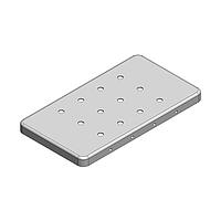 Masach Tech MS546-10CP-NS EMI/RFI Shield Cover Perforated, Two-Piece 55.2 x 30.2 x 3.5mm Two-piece Drawn-Seamless RF Shield/EMI Shield COVER Perforated (Nickel-Silver)