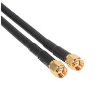 Amphenol Cables on Demand CO-058SMAMMRP-015 RF Cable Assemblies RG58 REV POLARITY SMA M/M 15