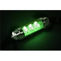 JKL Components LE-0603-04G Multi-Chip Based LEDs Grn 525nm 24V Festoon LED Lamp