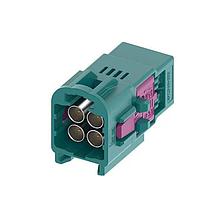 Rosenberger AMZ040-C00E Connectors HFM High-Speed FAKRA Mini quad green