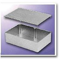 Bud Industries CU-470-G Enclosure Econobox Aluminum Box Gray (2 X 2 X 1.3 In)
