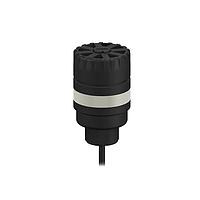 Banner Engineering TL50CRAOSIQ Tower Lights Compact Tower Light: 1-Color; Omnidirectional Continuous Audible Indicator w/Intensity Adjust; Voltage: 12-30 V dc or 24 V ac; Environmental Rating: IP67; Input: Bimodal; Colors: Red; M12 Integral QD