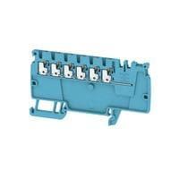 Weidmuller 2522870000 DIN Rail Terminal Blocks AAP11 1.5 LI BL/OR