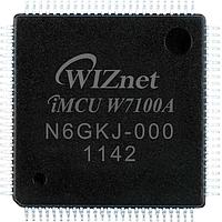 WIZnet W7100A 8-bit Microcontrollers - MCU 8051 CORE+HARDWIRED TCP/IP+MAC+PHY