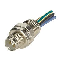 HARTING 21033095503 Sensor Cables / Actuator Cables M12 K-code 4+PE pin male shielded to 0.3m 1.5mm2 (AWG16) flying leads front mou