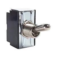 Carling Technologies 2GL54-73 Toggle Switch 2-pole, ON - None - ON, 10A/15A 250VAC/125VAC 3/4 HP, Non-Illuminated Bat Style Toggle Switch with Screw Terminals
