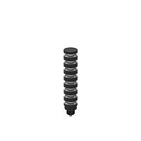 Banner Engineering TL50BLB1AOS4Q Tower Lights Beacon Tower Light 1-Color Sealed; Omnidirectional Staccato Audible Indicator; Voltage: 12-30 V dc or 24 V ac; Environmental Rating: IP67; Input: Bimodal; Colors: Blue rotate; 4-pin M12 Integral QD