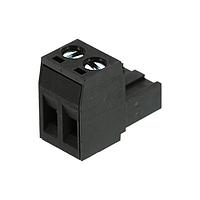 Molex 39520-0002 Plugs 5.0MM EURO PLUG RA BLK 2CKT