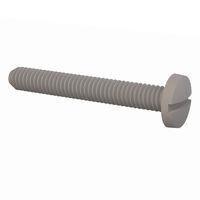 Essentra Components 010640B100 Machine Screw Binder Slotted Screw, #6-40 Thread, 1 in Lg