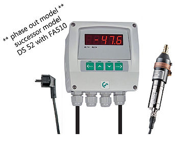 Industrial dew point measurement instrument used for humidity and air dryness checking