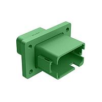 Amphenol SINE Systems AT04-12PC-BL04 Connectors 12 Pos Rcpt Fng Mnt Conn Pin Grn Key C