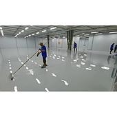 Tips for treating damp floors before painting using a concrete moisture meter.