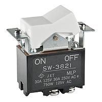 NKK Switches SW3821 Rocker Switches DPST ON-NONE-OFF