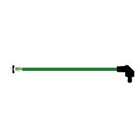 BIVAR SZR4-6.00-F5PYW54-5 Flexible Light Pipes with LEDs 6 Inch, Green Fiber, Yellow Lens, IP54