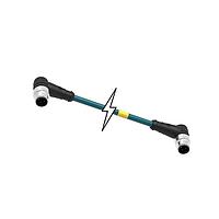 Molex 1201080700 Sensor Cables / Actuator Cables MIC 4P M/MP 90/90 D-CODED 42M TPE