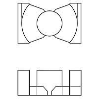 EPCOS B65981B0000R087 Ungapped PQ50/40 N87 ungapped Sold as set