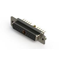 EDAC 628-21W1224-2N2 Mixed Contact D-Sub Connectors Vertical Combo Dsub