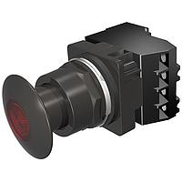 SIEMENS 52BP2H2AB Push-Pull PP2,4X,MTD,XFMR 240V,BLK-RED,1NO-1NC,LED