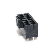 Molex 172298-1112 Power ULTRAFIT 3.5MM 12CKT HDR VT D/R K BLK TIN