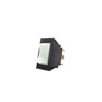 Carling Technologies TIGM51-1C-WH-C Rocker Switch 2 Pole ON-OFF-ON 10A 250Vac Wht Ang/Cross